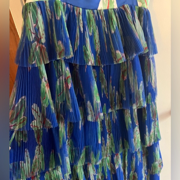 Hutch Mariah Sleeveless Tiered Dress in Coastal Bliss - Picture 4 of 10